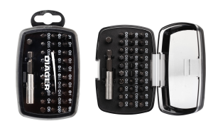 Coffret embouts torsion + 1 porte-embout Standard - 32 pces